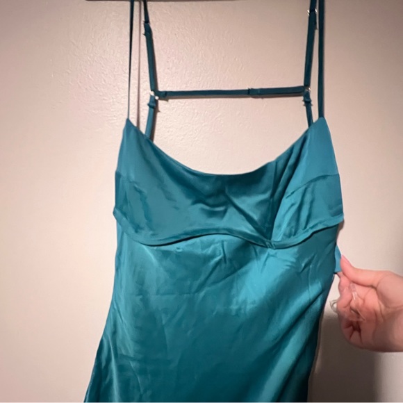 Blue cocktail dress, ankle length brand new never worn - Picture 2 of 4